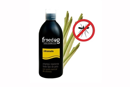 Picture of FREEDOG Citronella Shampoo repels insects